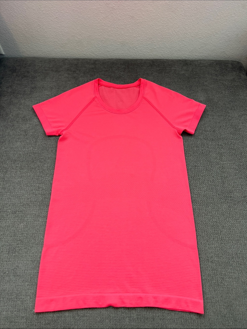 lululemon athletica Short Sleeve Crew Tee Dress - Hot Pink